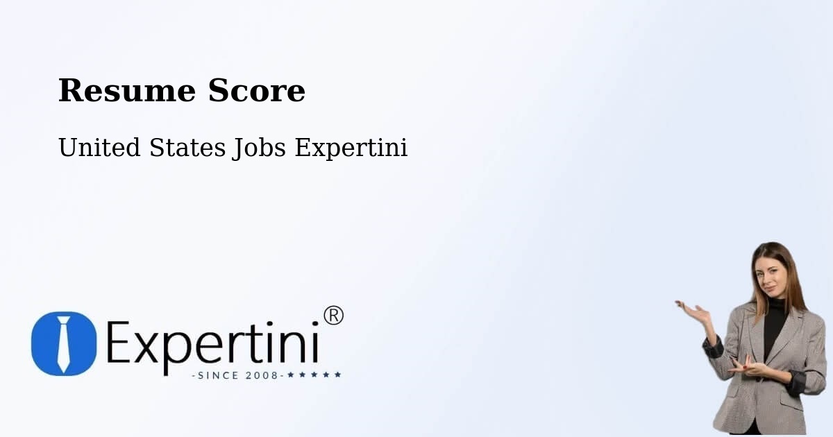 Resume Score & Job Description Match Tool – Apopka - United States Jobs Expertini